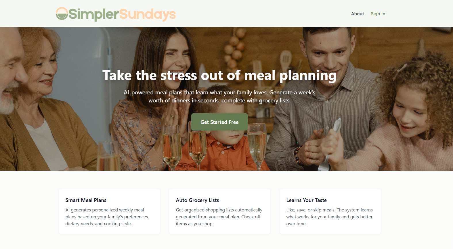 Simpler Sundays project preview